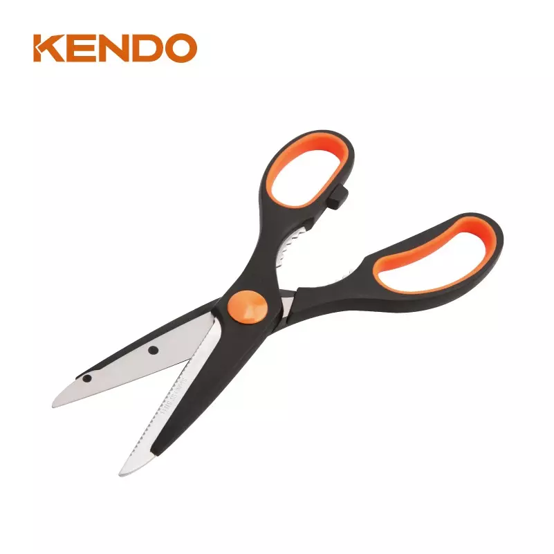 kendo-205-mm-handy-robust-kitchen-scissor-with-bottle-opener-nutcracker-30731