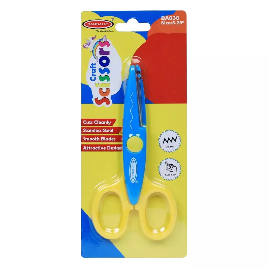 Bambalio Scissor Multicolor 2 Inch (5 cm) Blade Length ABS Handle Material, No 30