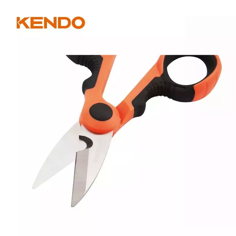 kendo-electrician-scissor-140-mm-5-12-inch-stainless-steel-blade-with-cutting-notch-30703