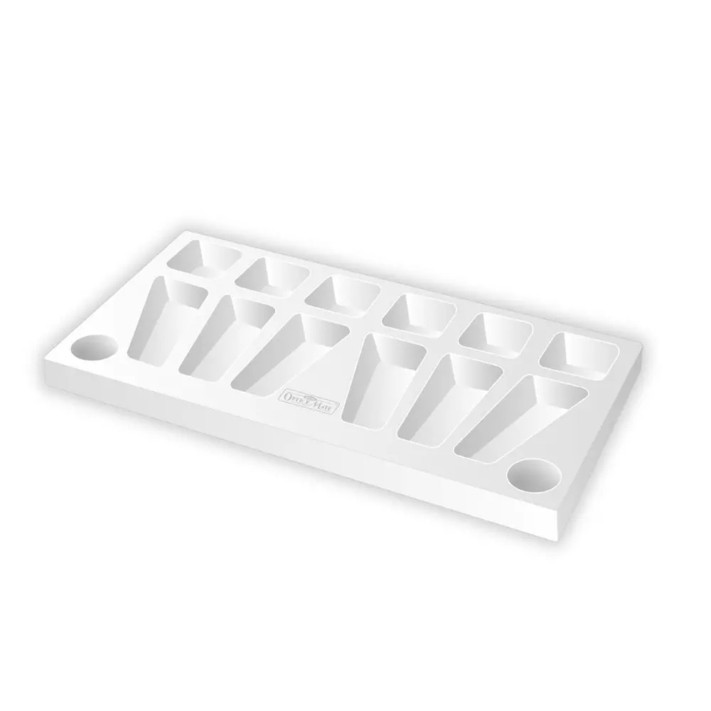 Soni Office Mate Color Mixing Palette 14 Well Tray 19x10 cm Lightweight and Easy to Clean Ideal for Paints & Crafts