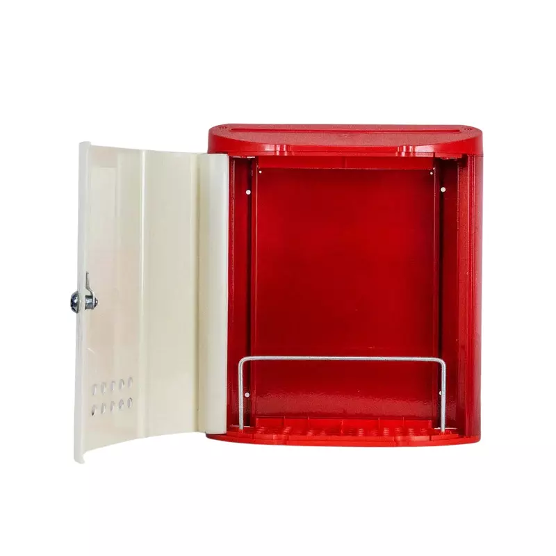 Alkosign Letter Box 302x355x110 mm Plastic & Aluminium Red, White A4