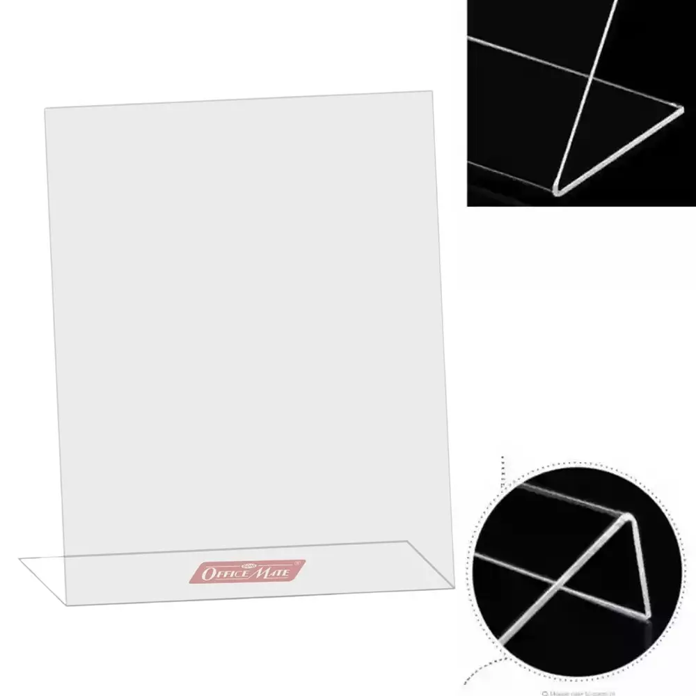 Soni Office Mate Transparent Acrylic Sheet 13.5x17.5 cm Durable Shatter Resistant Ideal For Framing and Art Projects