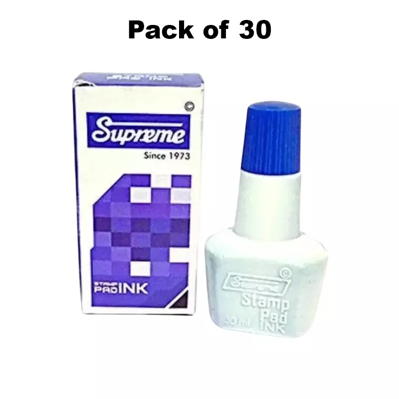SUPREME Stamp Pad Ink Violet 30 ml (Pack of 30)