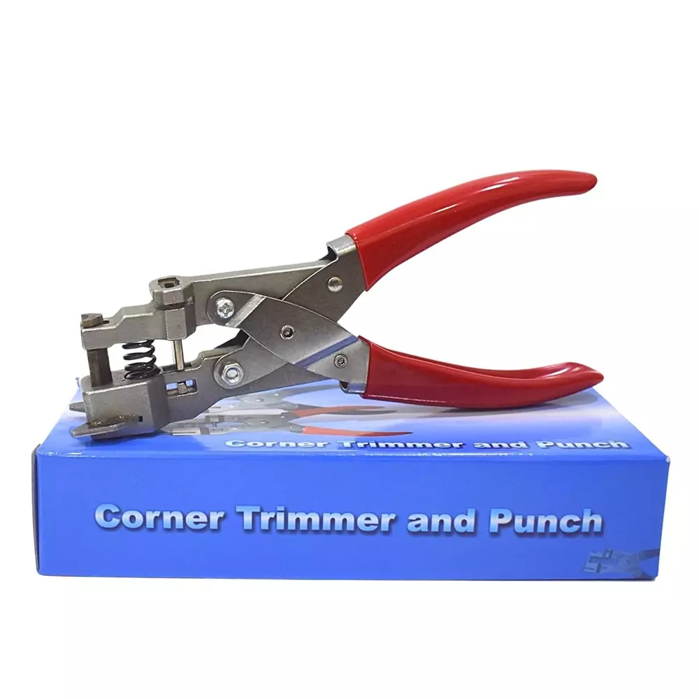 Staprico 2-in-1 Corner Rounder & Slot Punch 5 mm Radius Corner Trimmer Metal, Rubber, B001