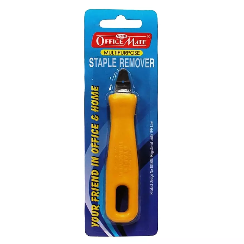 Soni Office Mate Multipurpose Staple Remover Compact, Durable & Ergonomic Design for Office, School & Home Use (Pack of 10)