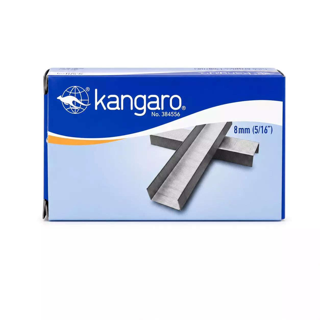 Kangaro Stapler Pin Stainless Steel Silver 5/16 Inch (8 mm) for Home, School & Office Use, 23/8-H