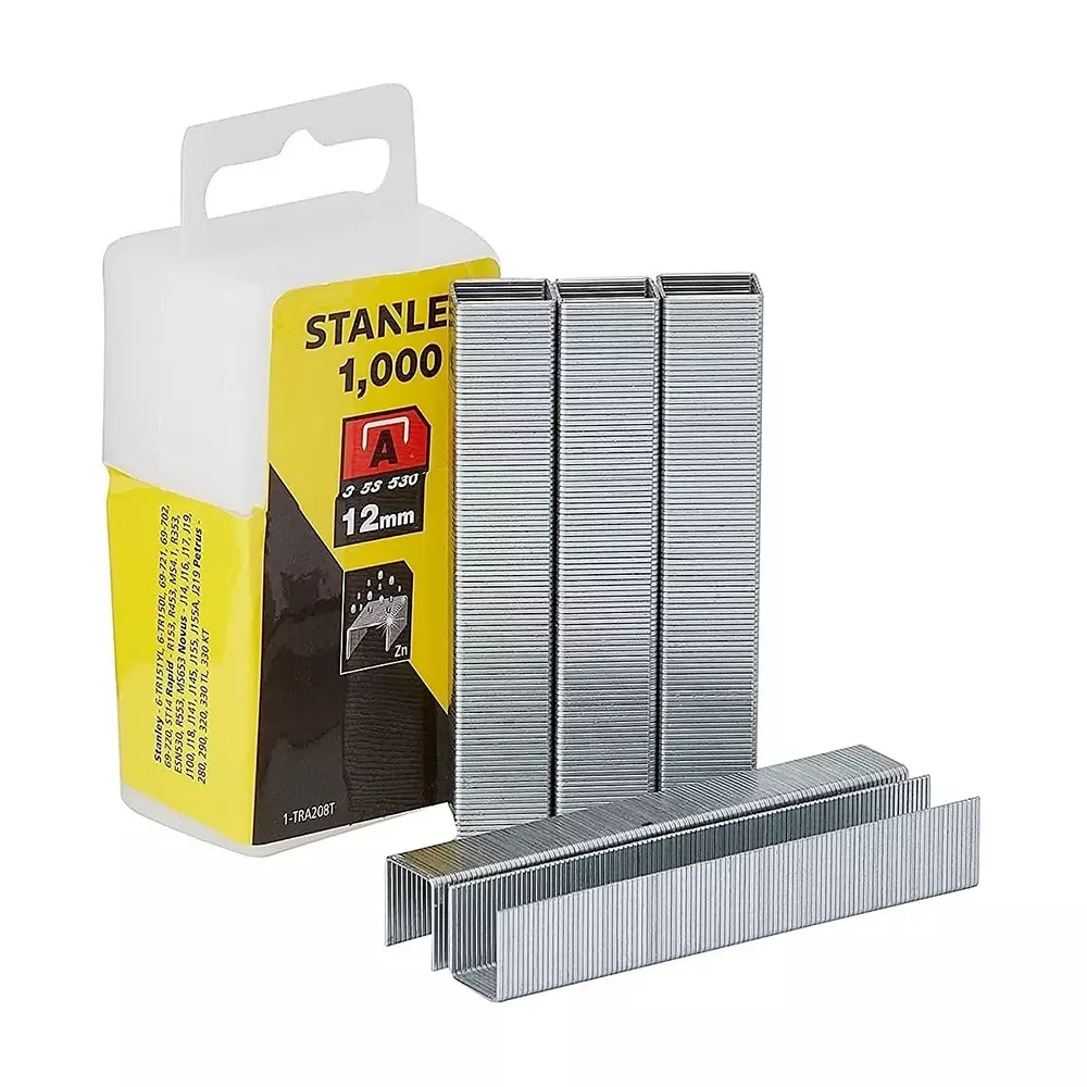 STANLEY 9/16 inch (14 mm) Light Duty Stapler Pin or Staples A Type for Fastening Paper, Card, Fabrics And Thin Plastics, 1-TRA209T (Pack of 1000)