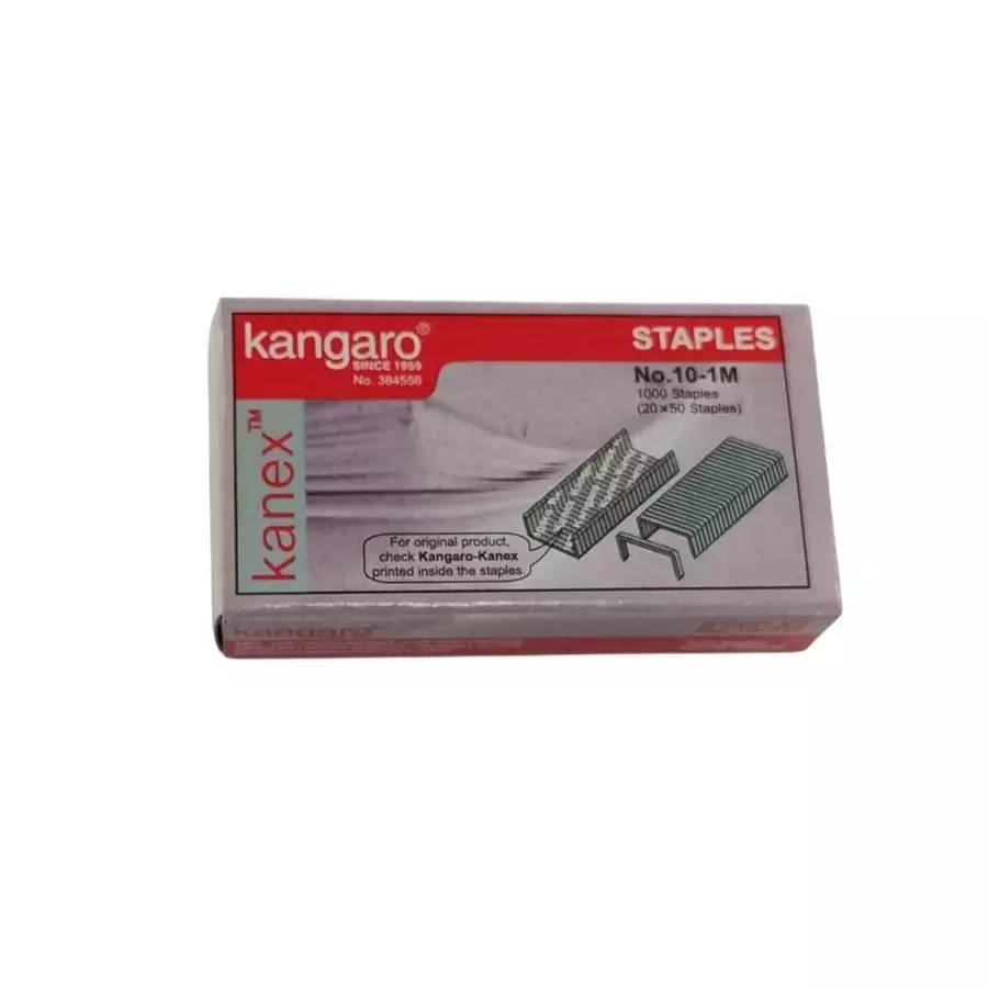 Kangaro Stapler Pins No.10-1M (Pack of 20 Box)