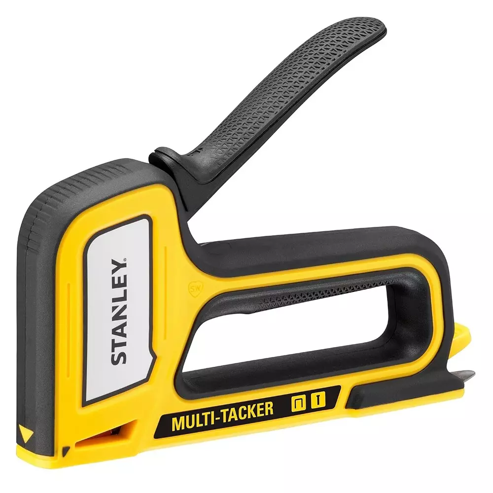 STANLEY Light Duty Staple Gun With Nailer, Non Slip Handle, Thermoplastic Elastomer (TPE) Body and Easy Squeeze Mechanism, STHT70440