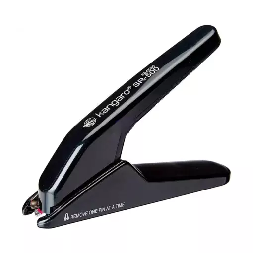 kangaro (Red) Heavy Duty Staple Remover Black Alloy Steel for Office, Home & School, SR- 500