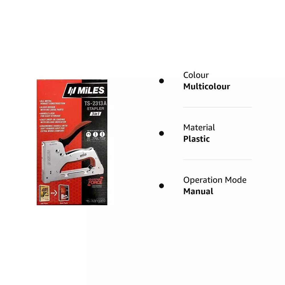Miles TS-2313A (3 In 1) Gun Tacker