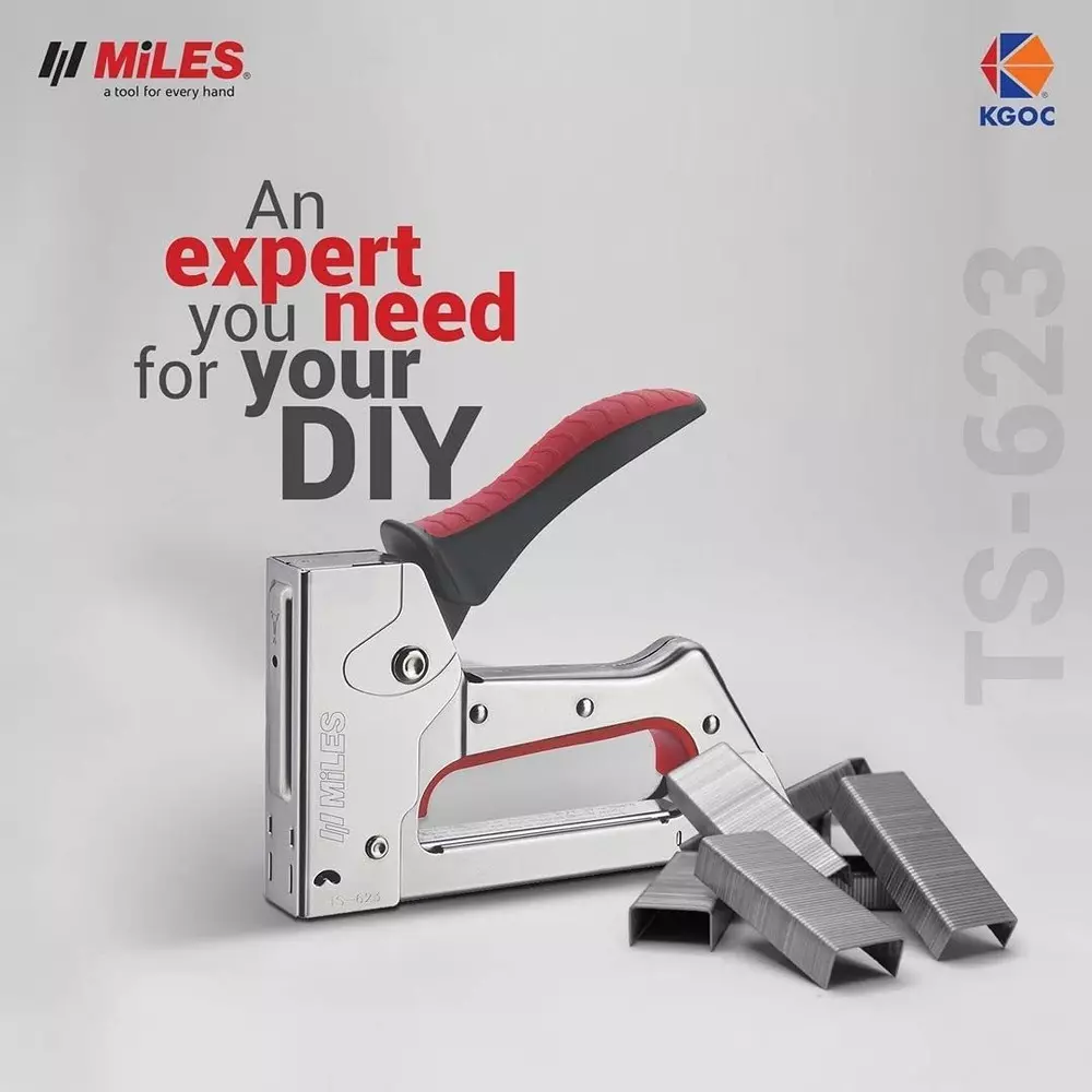 Miles TS-623 Alloy Steel Staple Gun Tacker