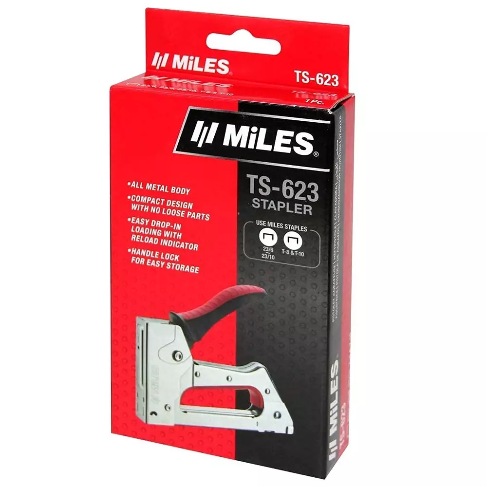 Miles TS-623 Alloy Steel Staple Gun Tacker