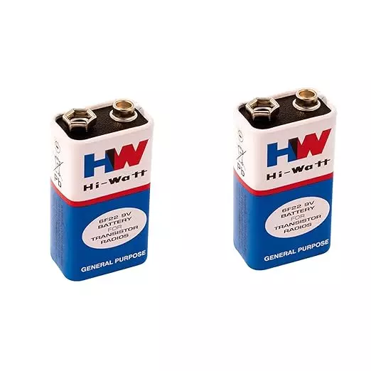 Hi-Watt 9 V Battery Cell, 6F22