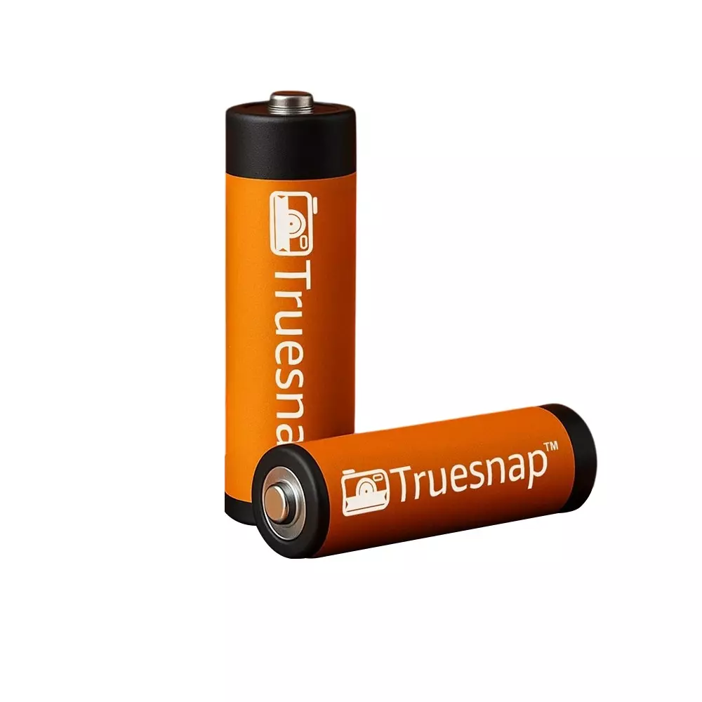 Truesnap AA Rechargeable Batteries 1.2 V NiMH 2500 mAh Battery Capacity Orange, TS-RB2-2A25 (Pack of 2 Pcs)