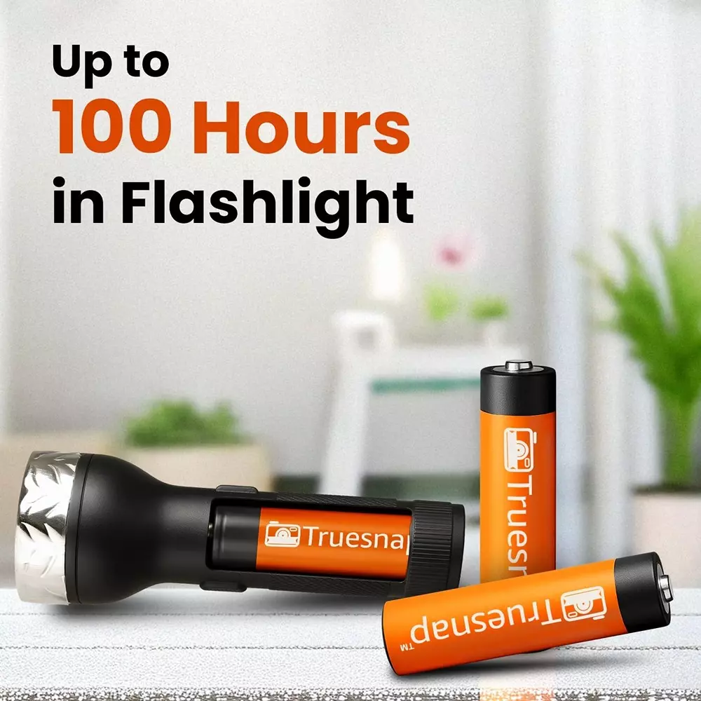 Truesnap AA Rechargeable Batteries 1.2 V NiMH 2500 mAh Battery Capacity Orange, TS-RB2-2A25 (Pack of 2 Pcs)