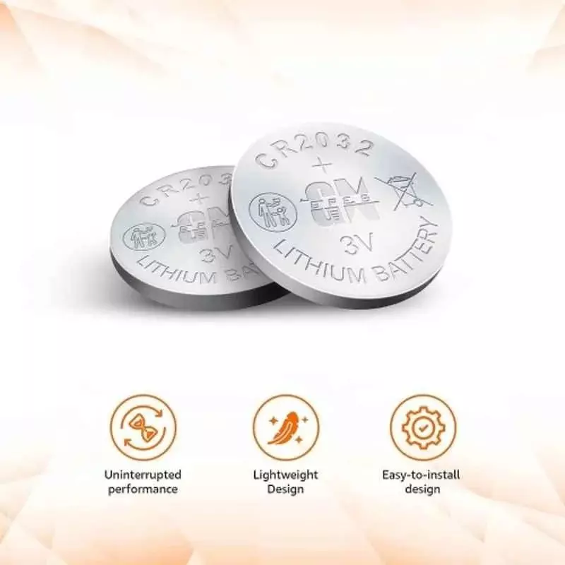 Truesnap 3 V Lithium Coin Cell Battery Silver for Car Key Fobs, Small Remotes, Toys & Weighing Scales, TS-CC-2032 (Pack of 5 Pcs)