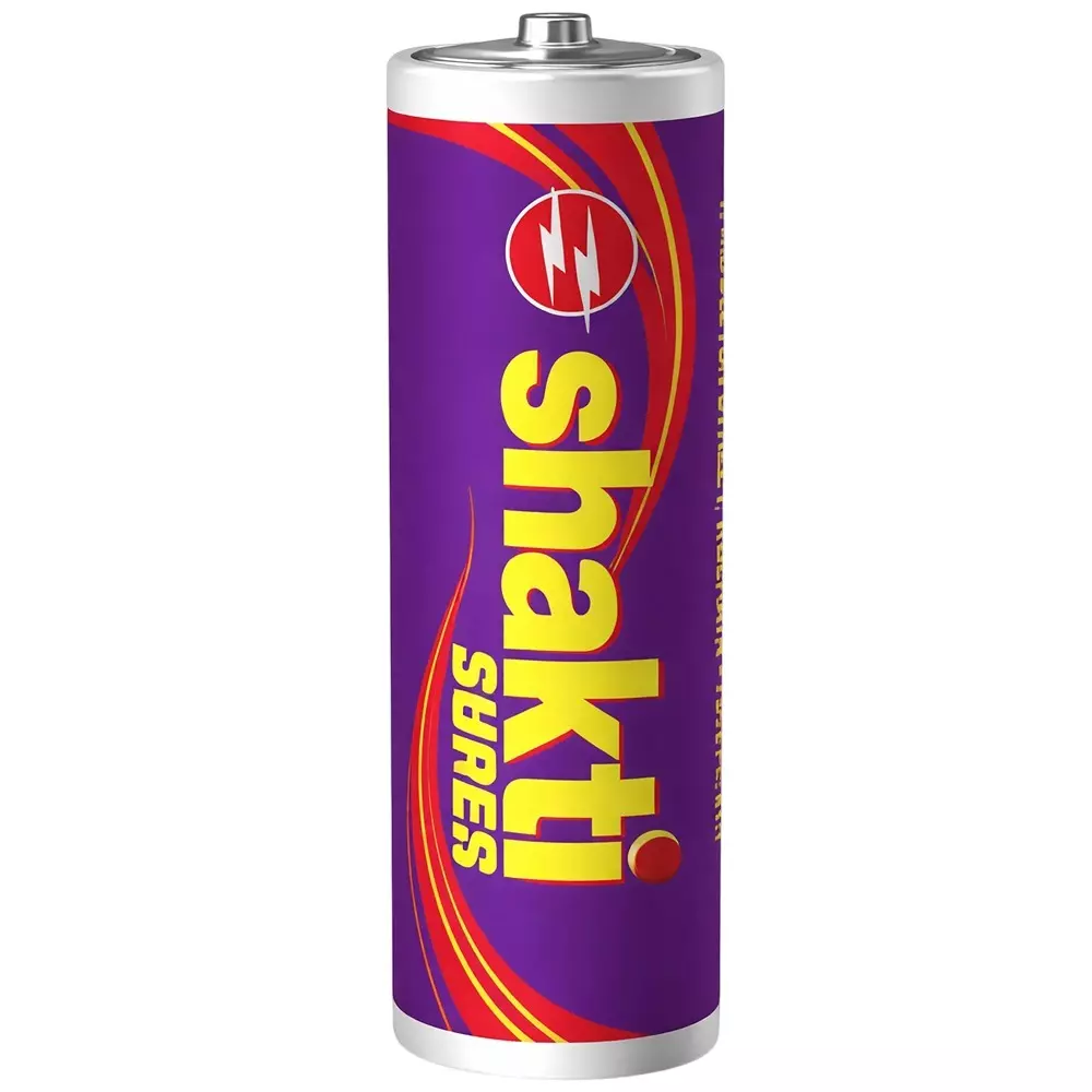 Shakti By Eveready Battery Cell Purple Zinc Carbon for Toys, Clocks, Transistors, Remotes, Camera, R6 (Pack of 10 Pcs)