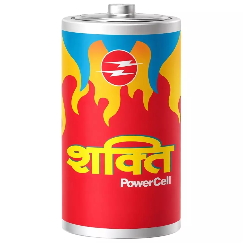 Shakti By Eveready Paper Jacket Battery Cell Red Zinc Carbon for Toys, Clocks, Transistors, Remotes, Camera, R20