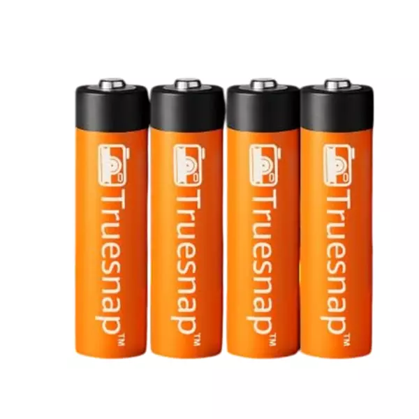 Truesnap AA Rechargeable Batteries 1.2 V NiMH 2500 mAh Battery Capacity Orange, TS-RB4-2A25 (Pack of 4 Pcs)
