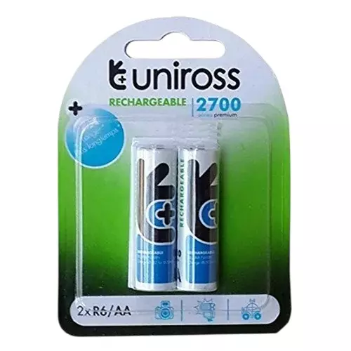 Uniross By Eveready 2700 Series Battery Cell Kit White NiMH for Home & Office, HR6