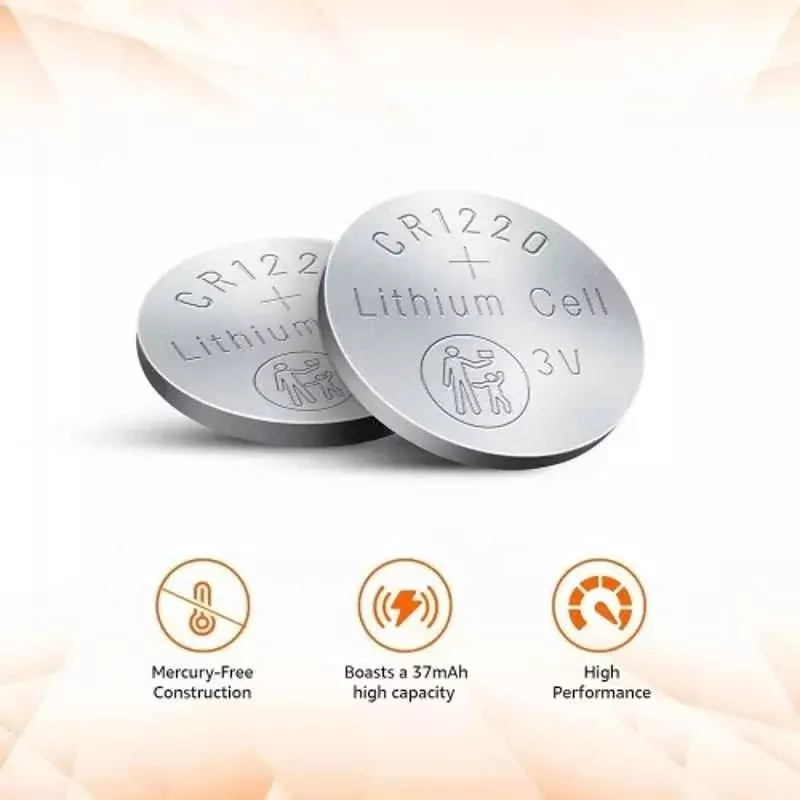 Truesnap 3 V Lithium Coin Cell Battery Silver for Car Key Fobs, Small Remotes, Toys & Weighing Scales, TS-CC-1220 (Pack of 5 Pcs)