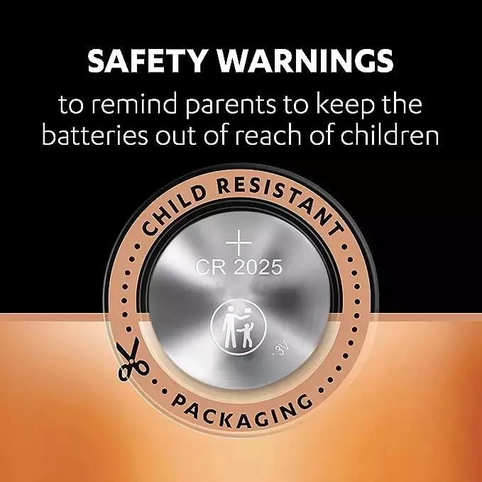 VICTOR PRO Victor Pro 3 V Lithium Coin Battery, CR2025 (Pack of 50)