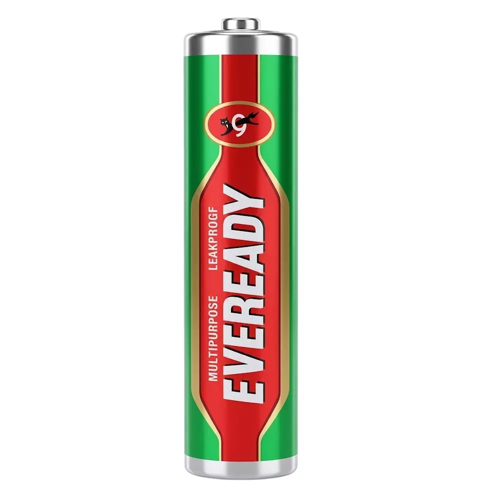 Eveready Battery Cell Green Zinc Carbon for Toys, Clocks, Transistors, Remotes, Camera, 812 (Pack of 10 Pcs)