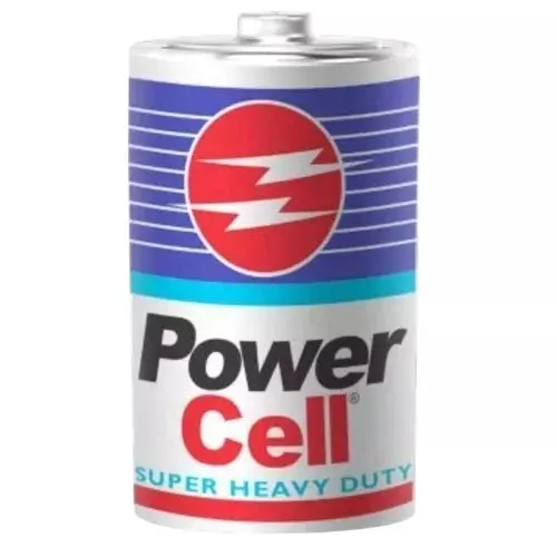Powercell By Eveready Power Battery Cell White & Blue Zinc Carbon for Toys, Transistors, Radio, Torchs, R20