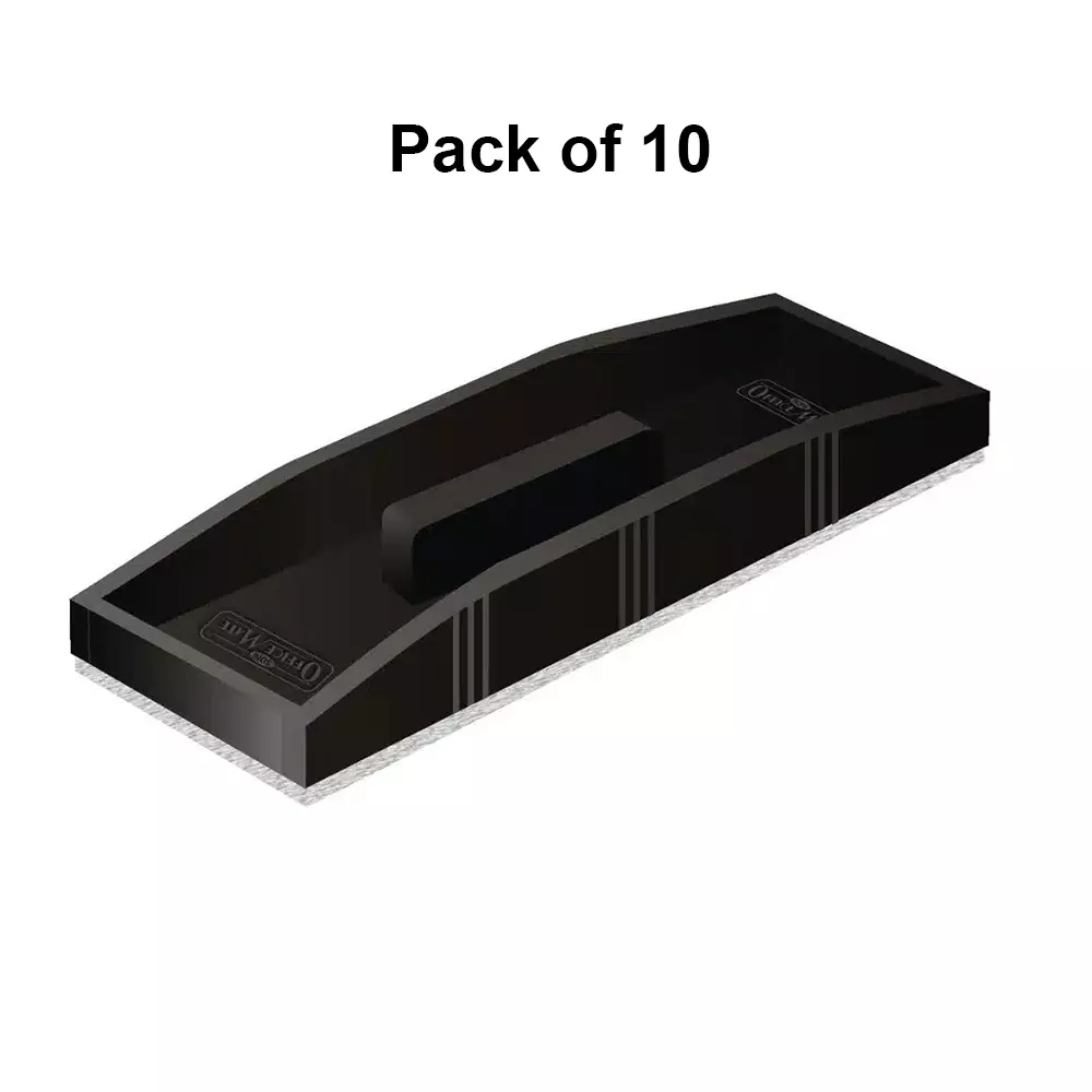 Soni Office Mate Non Magnetic Whiteboard Duster with 2 Marker Slots (Without Markers) for Office, School & Home Use (Pack of 10)