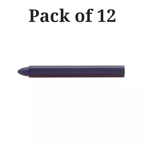 hogert-technik-technical-chalk-blue-color-and-120-mm-length-for-permanent-marking-on-any-surface-ht3b776-pack-of-12