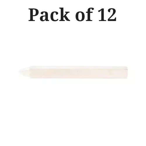 hogert-technik-technical-chalk-white-color-and-120-mm-length-for-permanent-marking-on-any-surface-ht3b777-pack-of-12