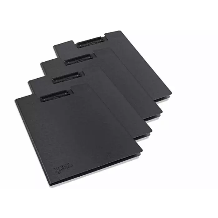 Rapesco Clipboard Plastic, Black, A4 Paper Size supported, 1641