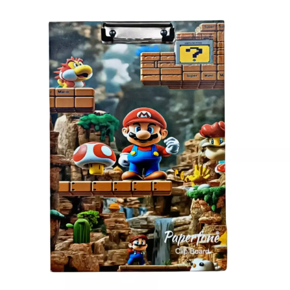 Paperfone Clip Board MDF 3 mm Thickness and Size 241.3 mm × 342.9 mm, EBM001 (Pack of 10)