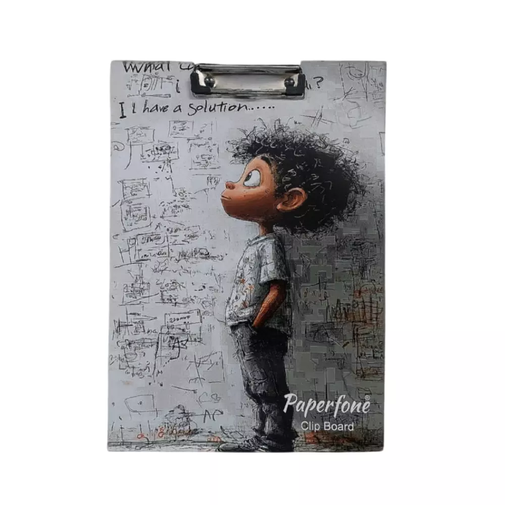 Paperfone Clip Board MDF 3 mm Thickness and Size 241.3 mm × 342.9 mm, EBM001 (Pack of 10)