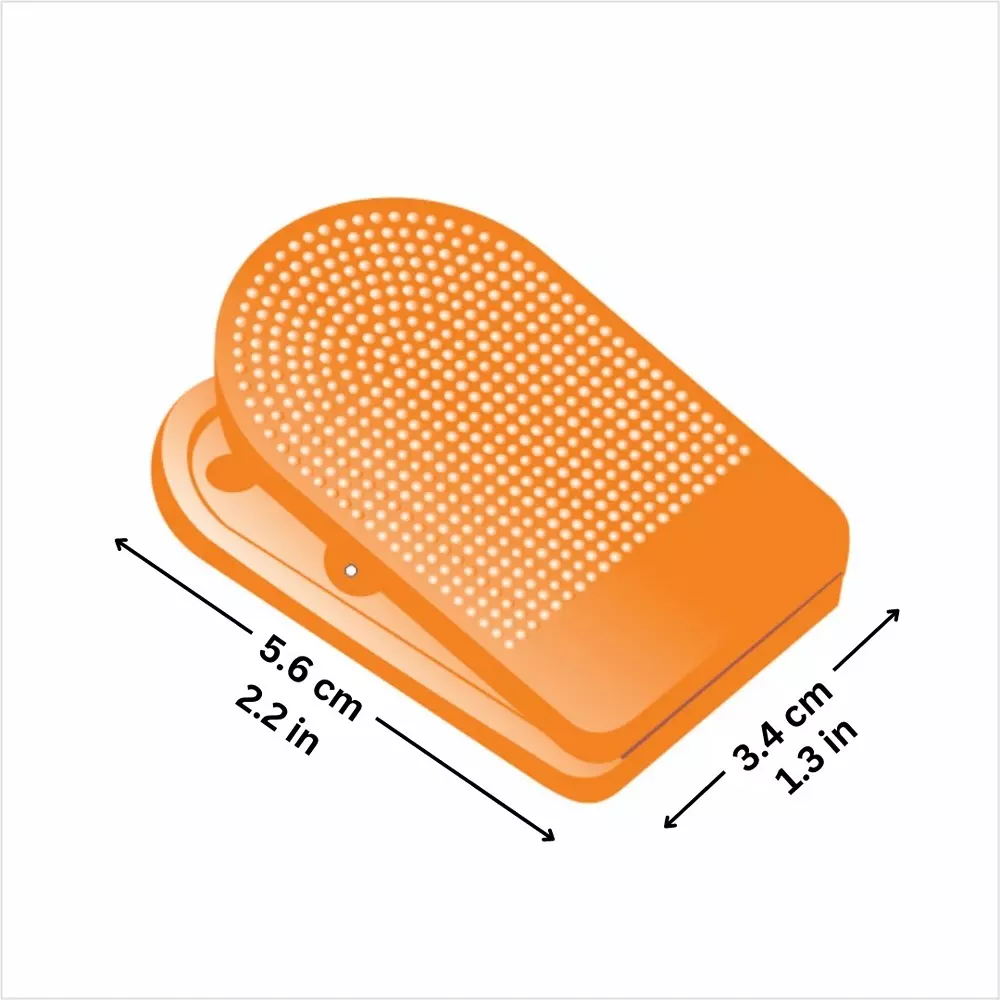 Soni Office Mate Plastic Paper Clips Multicolor Durable & Reusable Design 5.6 x 3.4 cm for Office, School & Home Use (Pack of 100)