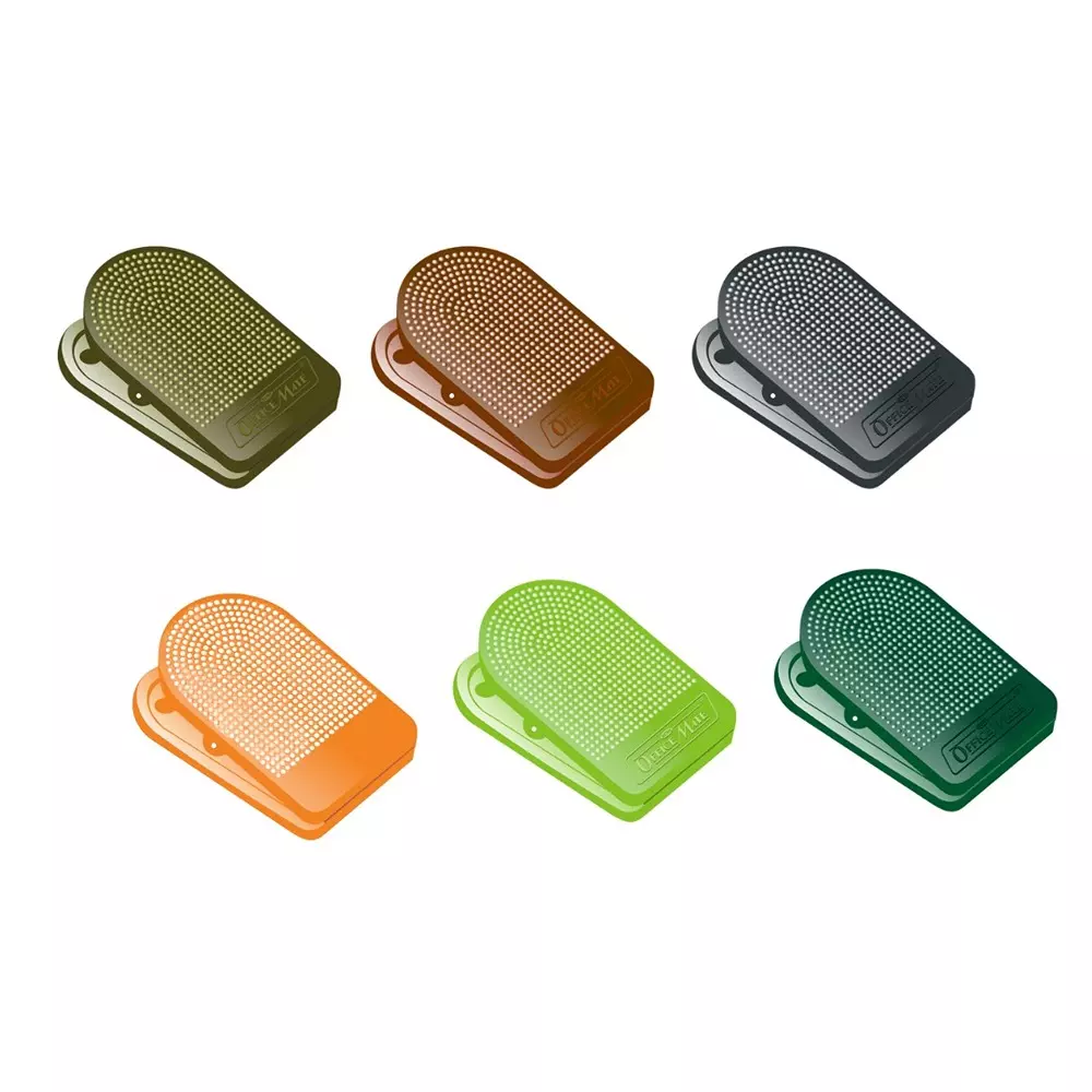 Soni Office Mate Plastic Paper Clips Multicolor Durable & Reusable Design 5.6 x 3.4 cm for Office, School & Home Use (Pack of 50)