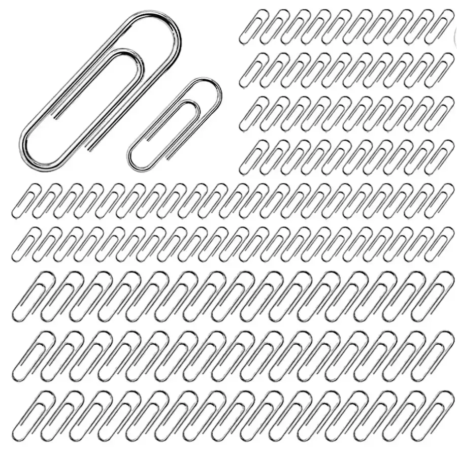 GENERIC Stainless Steel U Clip Silver 35 mm (Pack of 1000)
