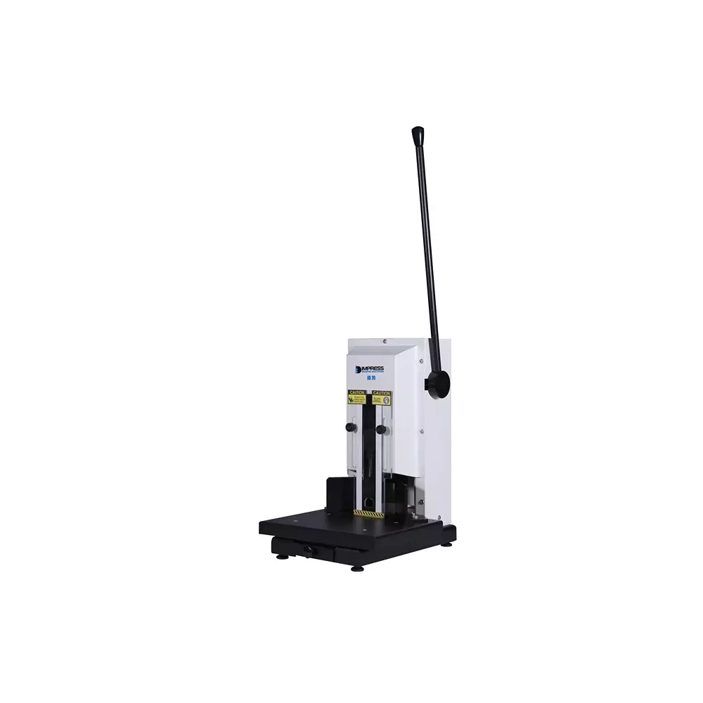 IMPRESS Round Corner Cutter Manually Operated with Handle and 70 mm Stack Maximum Cutting Thickness, ID 70