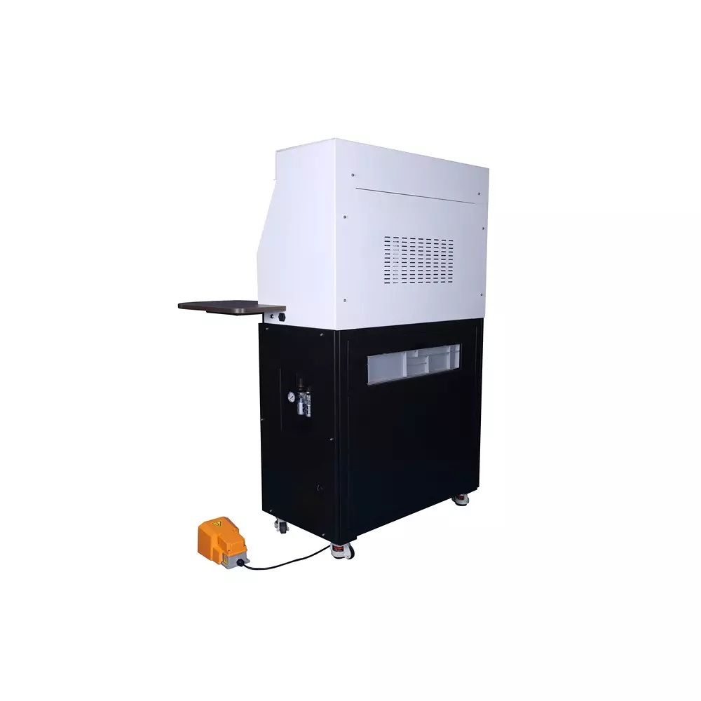 IMPRESS Double Head Round Corner Cutter with Pneumatic System and 100 mm Stack Maximum Cutting Thickness, ID 100P 2H