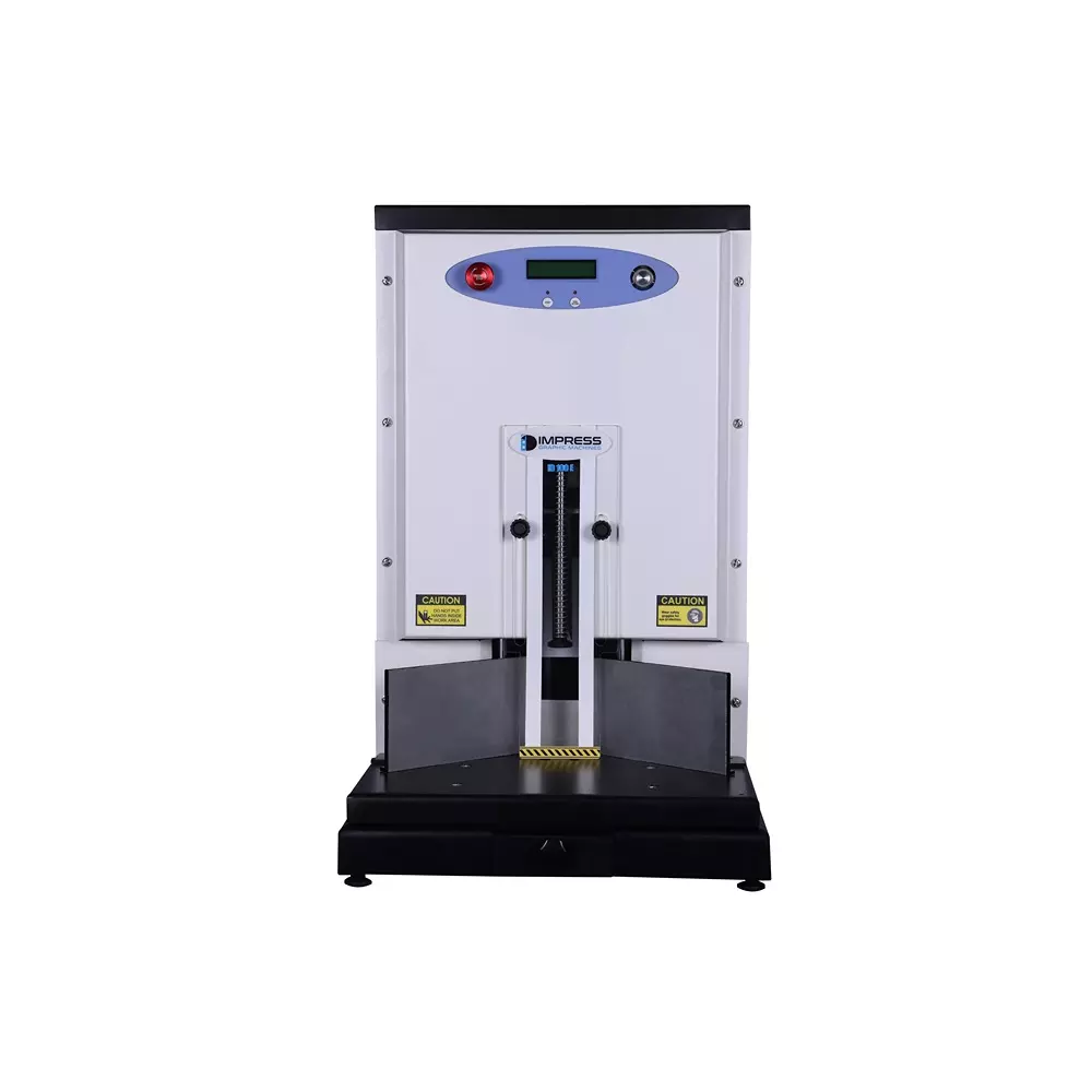 IMPRESS Round Corner Cutter with Electric Motor, Italian Brand Gearbox and 100 mm Stack Maximum Cutting Thickness, ID 100E