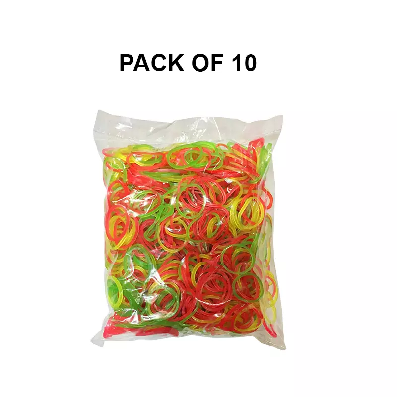 GENERIC 500 g Each Rubber Bands 25.4 mm (1 inch) (Pack of 10)