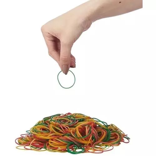 GENERIC 500 g Each Rubber Bands 25.4 mm (1 inch) (Pack of 10)