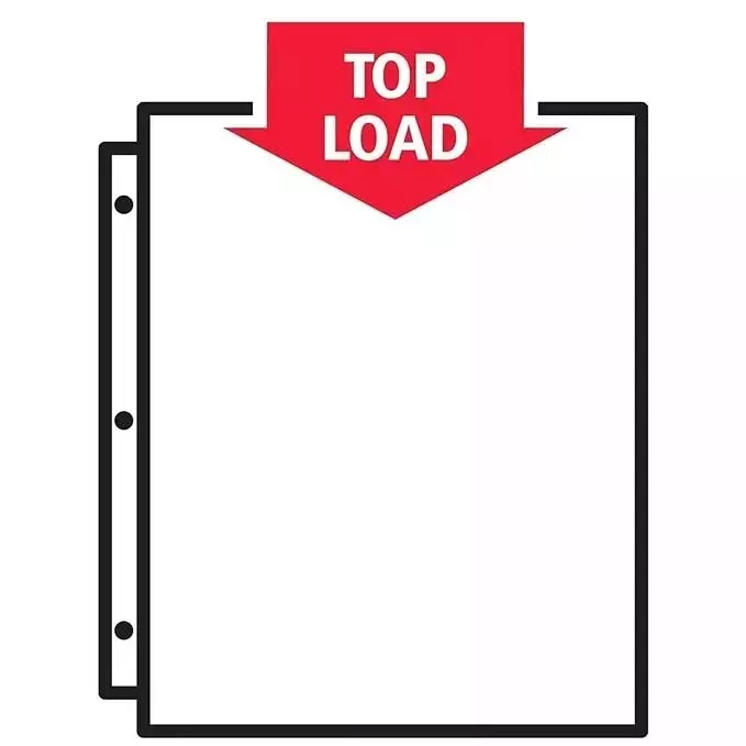GENERIC Sheet Protector A4 Size 200 Micron,Transparent (Pack of 200)