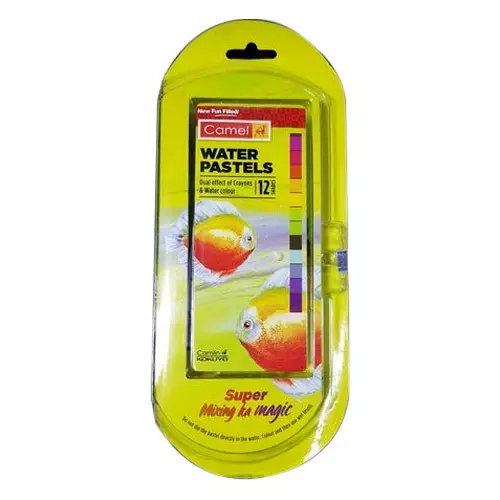 Camlin Water Pastels - 12 Shades - Multicolor Pack of 2 ,4629351
