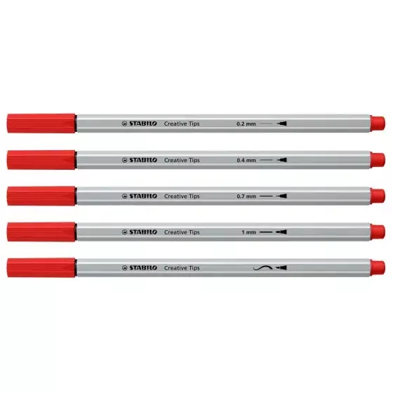 Stabilo CREATIVE TIPS ARTY Classic Set Multicolor for Artists, Students, Hobbyists, 89/30-6-1-20 (Set of 30)