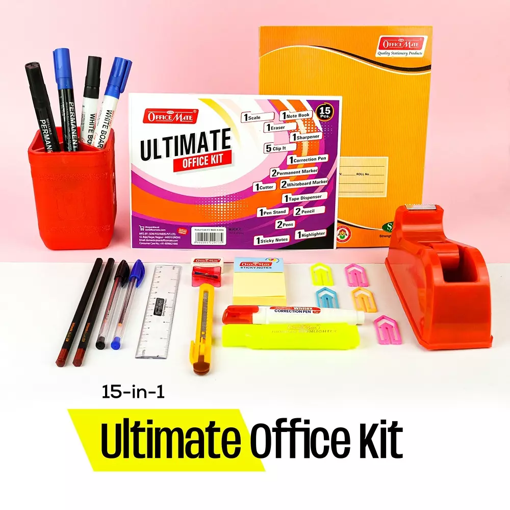 soni-officemate-ultimate-office-kit-desk-stationery-notebook-pen-stand-markers-for-home-school-office-use