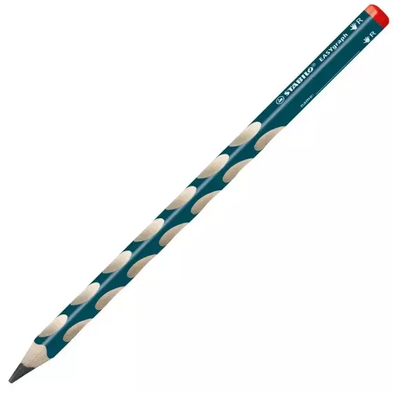 Stabilo Easygraph Ergonomic Graphite Pencil Petrol Color for Artists, Students, Hobbyistes, 321/HB-6