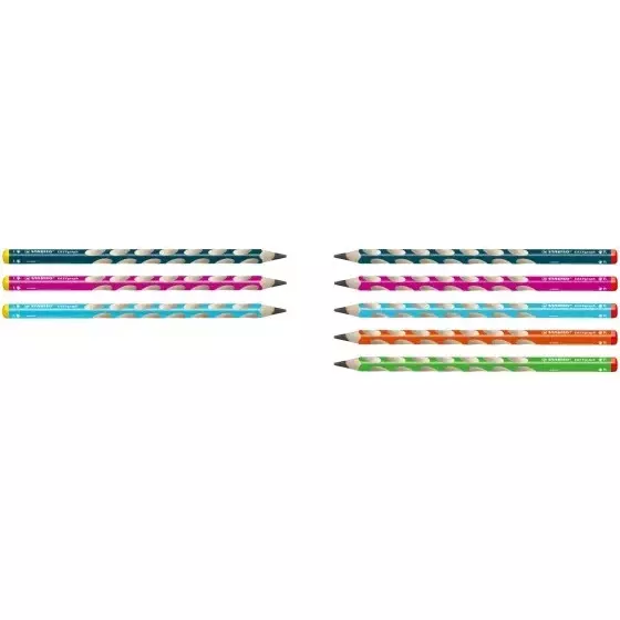 Stabilo Easygraph Ergonomic Graphite Pencil Petrol Color for Artists, Students, Hobbyistes, 321/HB-6