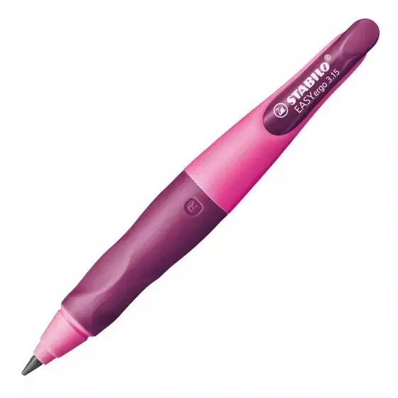 Stabilo EASYergo Ergonomic Mechanical Pencil Pink & Lilac for Artists, Students, Hobbyistes, 7892/1-HB